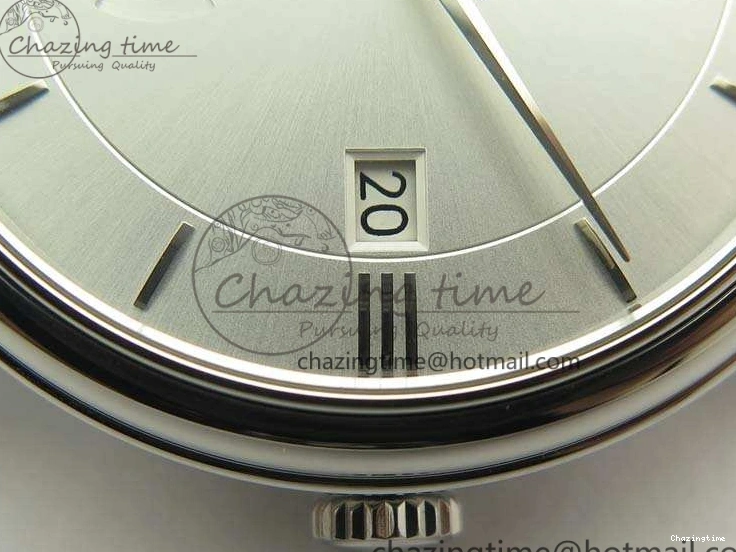 0310 FashionForward De Ville Prestige Real Power Reserve SS TW 1:1 Best Edition White Dial SS Markers On Leather Strap A 8095